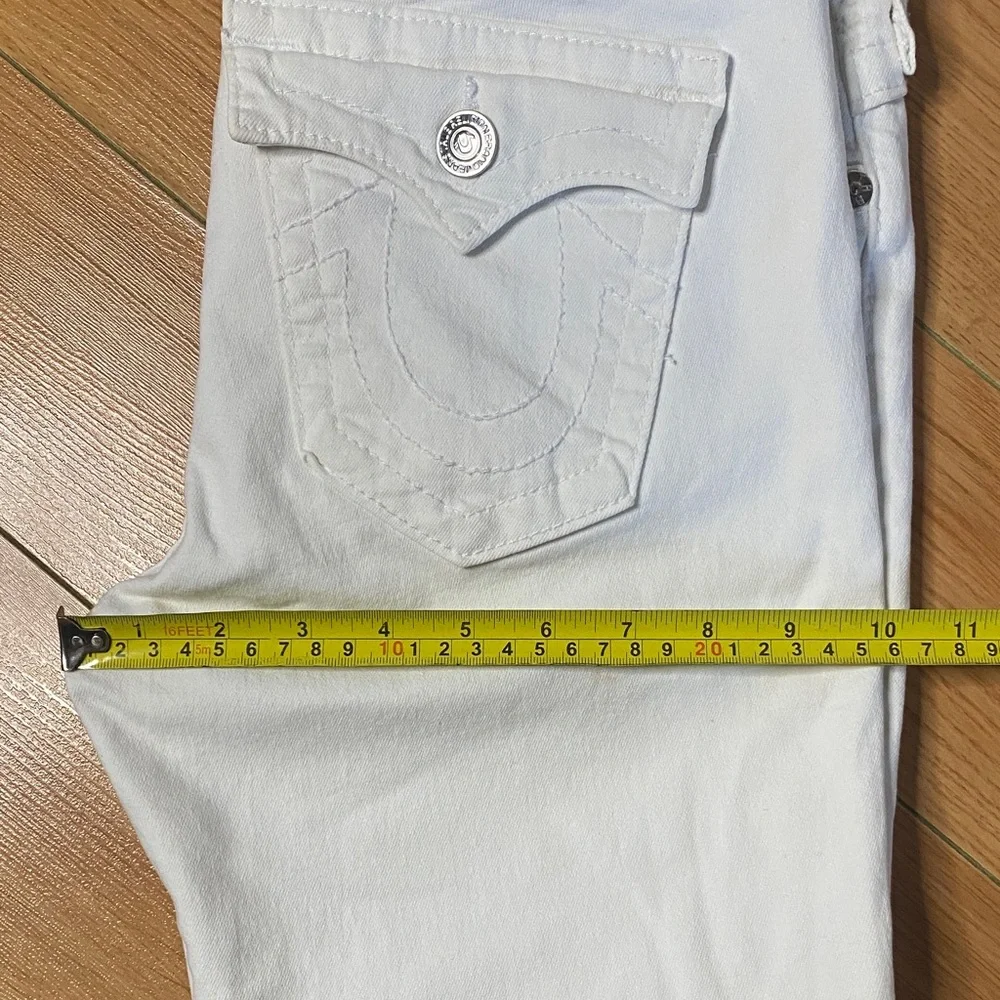 True Religion White Skinny Jeans - Women's Stretch Denim #4 - Picture 10 of 11